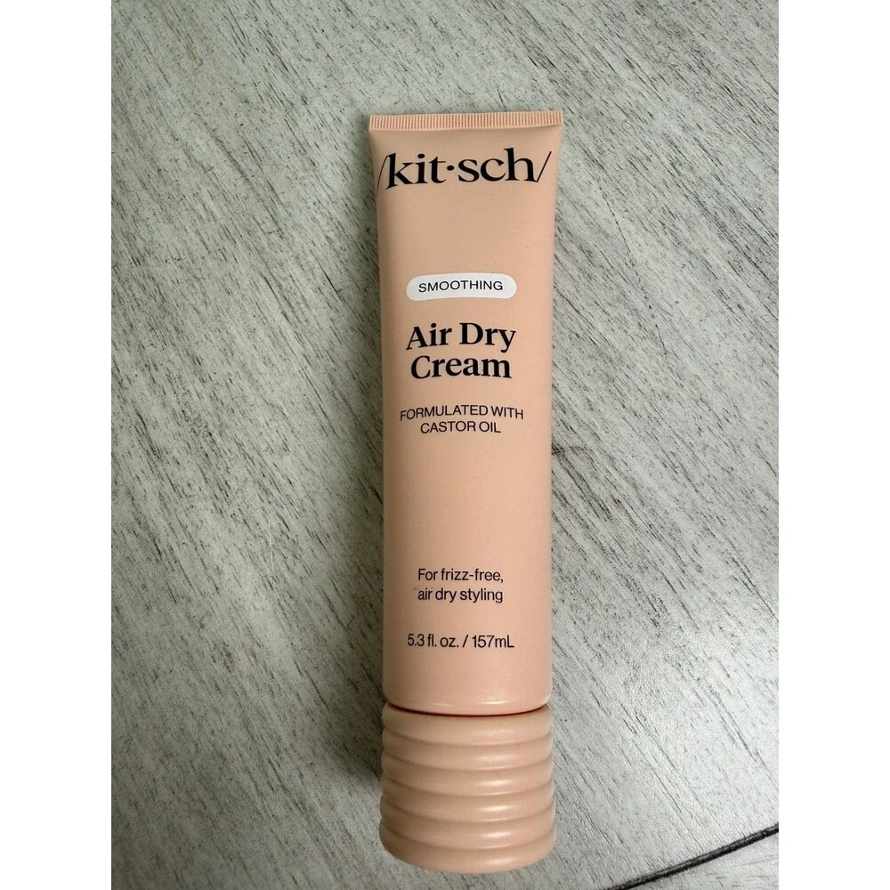 Kitsch Smoothing Air Dry Cream With Castor Oil & Coconut Oil 5.3 Oz 157mL Sealed